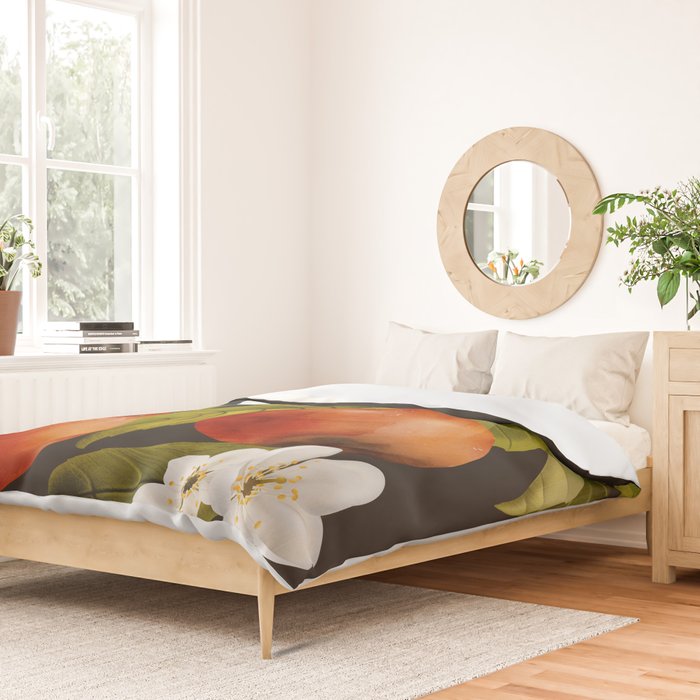 Apples Botanical Art 1 Duvet Cover Gallery Image 2