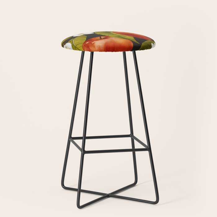 Apples Botanical Art 1 Stool Gallery Image 1