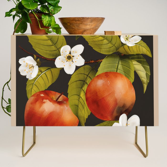 Apples Botanical Art 1 Credenza Gallery Image 1