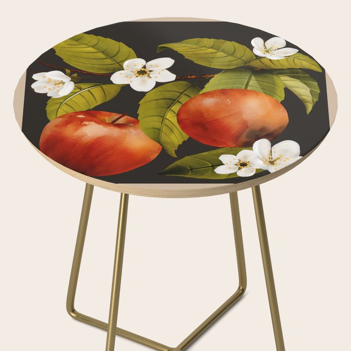 Apples Botanical Art 1 Side Table Gallery Image 2