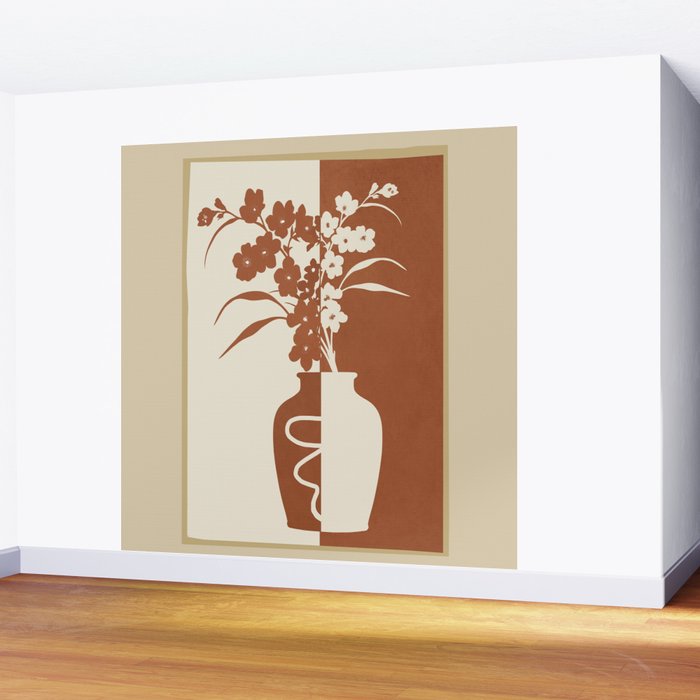 Botanical Contras 6 Wall Mural Gallery Image 2