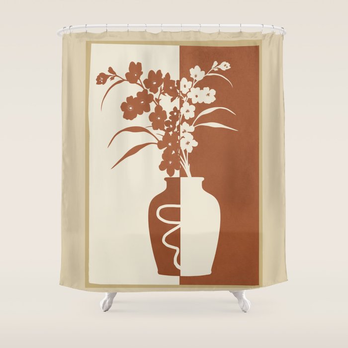 Botanical Contras 6 Shower Curtain Gallery Image 1