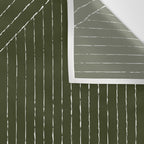 Lines (Olive Green) Wall Tapestry Gallery Image 3