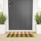 Retro Candy Stripe Pattern Welcome Mat Gallery Image 3