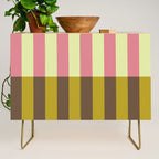 Retro Candy Stripe Pattern Credenza Gallery Image 1