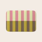 Retro Candy Stripe Pattern Bath Mat Gallery Image 1
