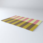 Retro Candy Stripe Pattern Rug Gallery Image 3
