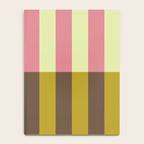 Retro Candy Stripe Pattern Notebook Gallery Image 4