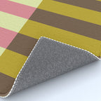 Retro Candy Stripe Pattern Rug Gallery Image 4