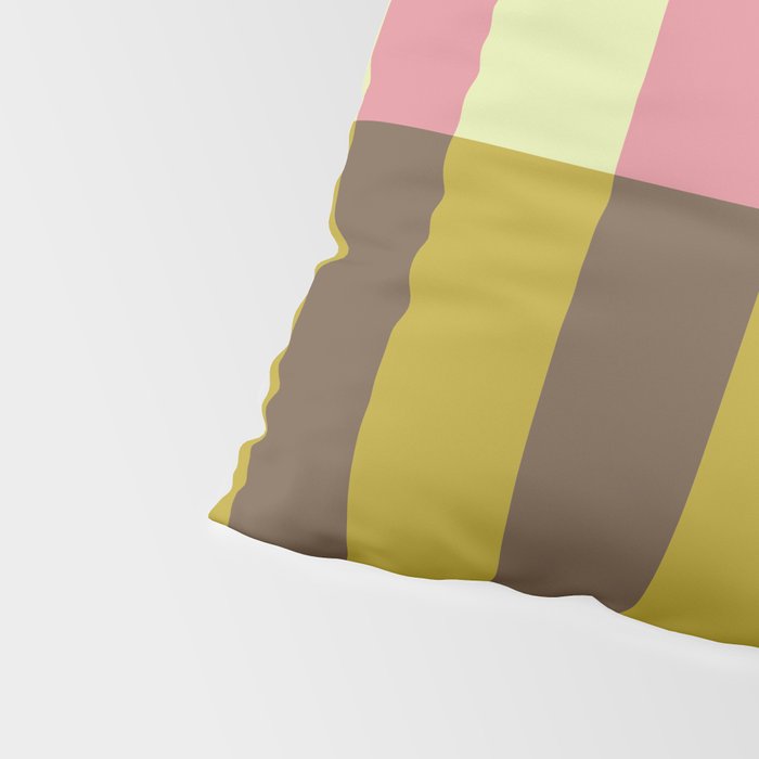 Retro Candy Stripe Pattern Pillow Sham Gallery Image 4