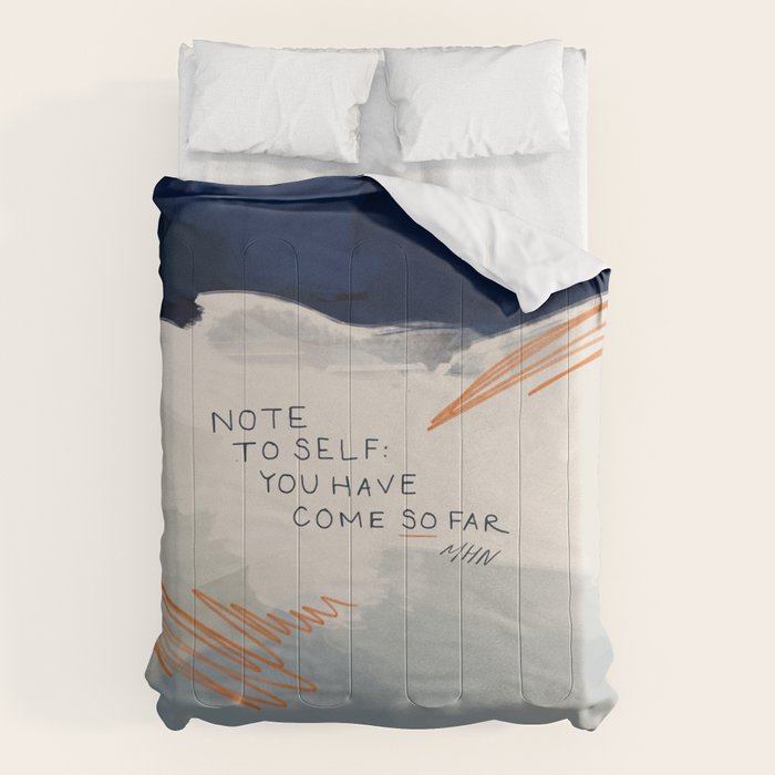 You Have Come So Far, Quote Comforter Gallery Image 6