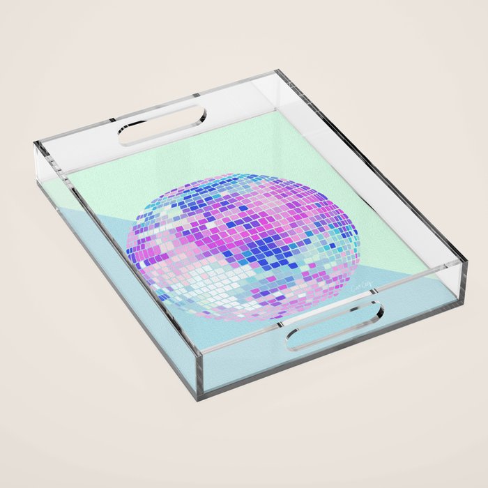 Disco Ball â Indigo Acrylic Tray Gallery Image 1