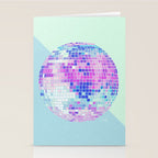 Disco Ball â Indigo Stationery Card Gallery Image 2