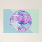 Disco Ball â Indigo Welcome Mat Gallery Image 1