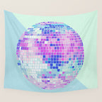 Disco Ball â Indigo Wall Tapestry Gallery Image 4