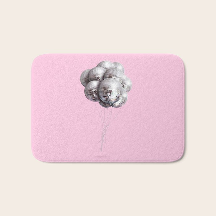 Disco Balloons Bath Mat Gallery Image 1