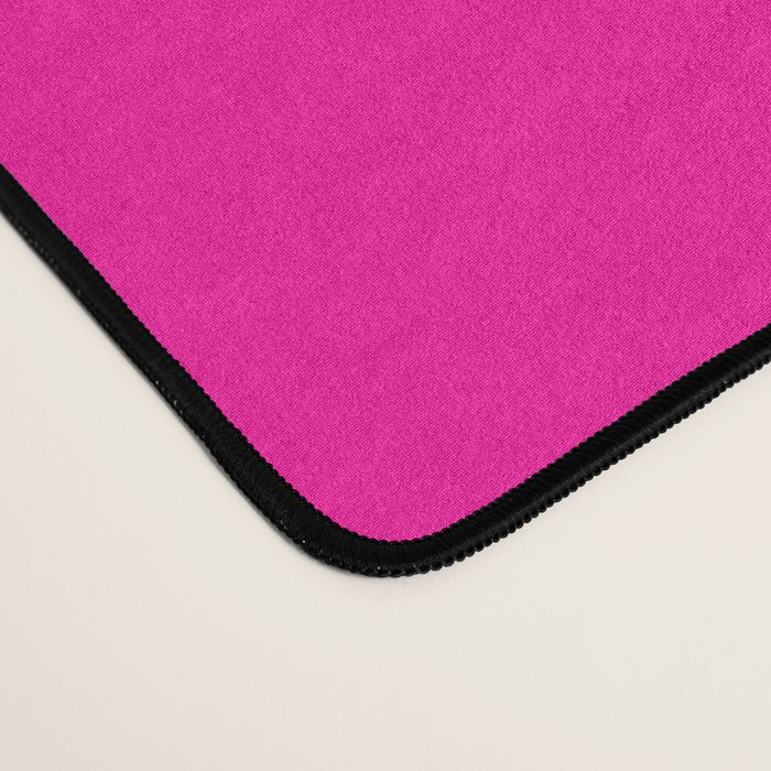 Solid neon pink  Desk Mat Gallery Image 4