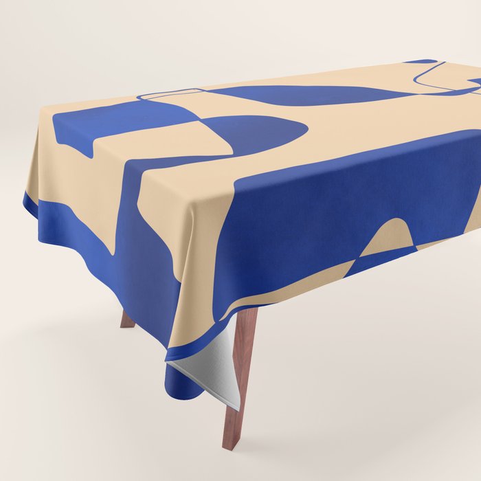 Modern Abstract Minimal Shapes 207 Tablecloth Gallery Image 1