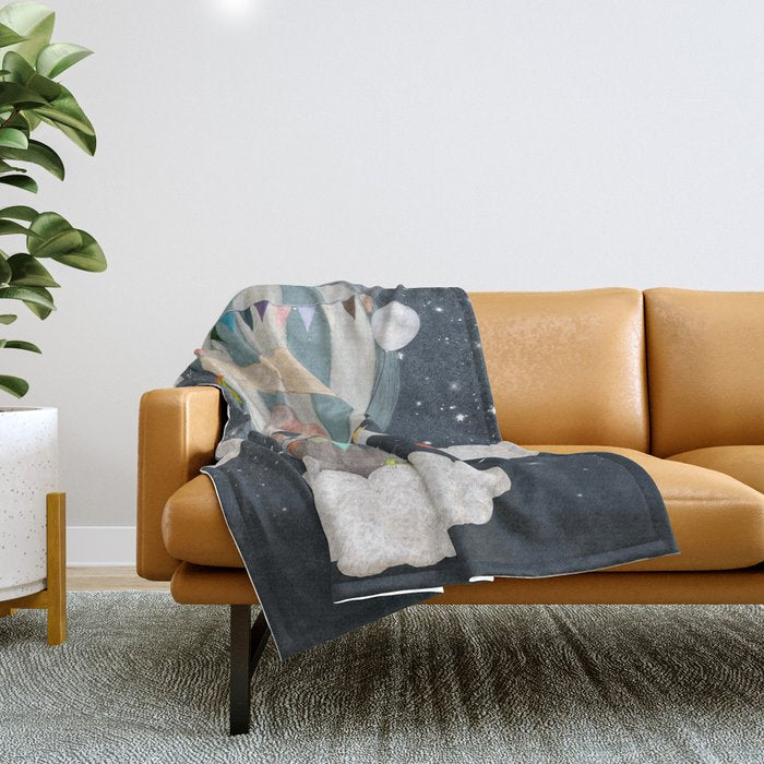 the stars shine for you Throw Blanket Gallery Image 1