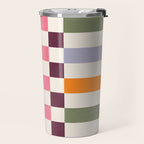 Checker Grid - eclectic Travel Mug Gallery Image 2