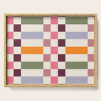 Checker Grid - eclectic Serving Tray Gallery Image 1