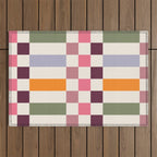 Checker Grid - eclectic Outdoor Rug Gallery Image 1