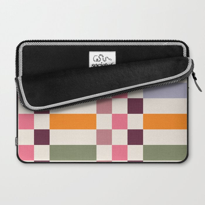 Checker Grid - eclectic Laptop Sleeve Gallery Image 2