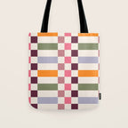 Checker Grid - eclectic Tote Bag Gallery Image 1