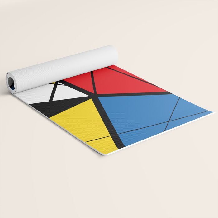Mondrian Art Yoga Mat Gallery Image 2
