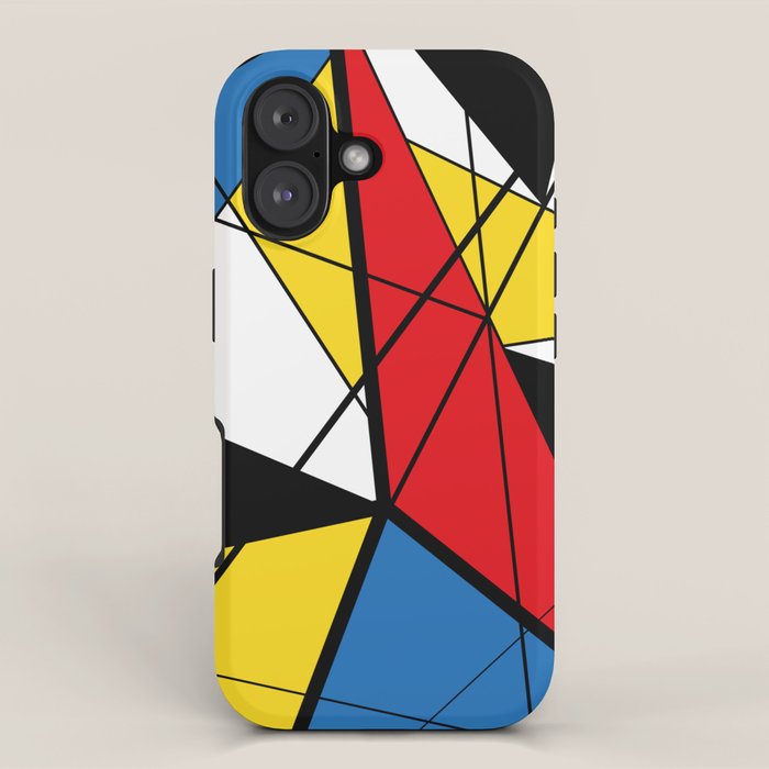 Mondrian Art iPhone Case Gallery Image 1
