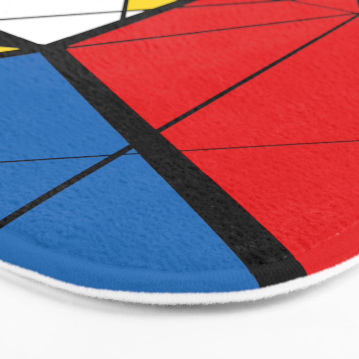 Mondrian Art Bath Mat Gallery Image 3