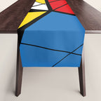 Mondrian Art Table Runner Gallery Image 1