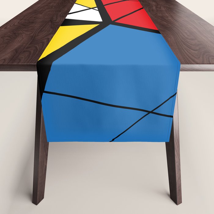 Mondrian Art Table Runner Gallery Image 1