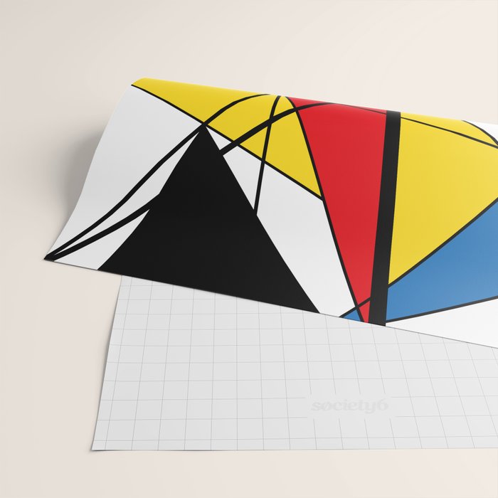 Mondrian Art Wrapping Paper Gallery Image 2