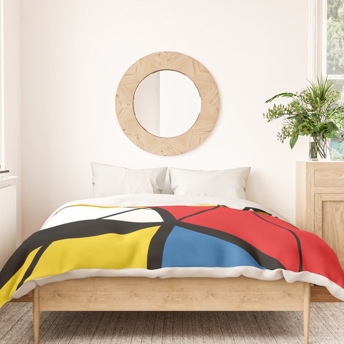 Mondrian Art Duvet Cover Gallery Image 3