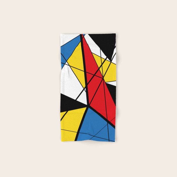 Mondrian Art Bath Towel Gallery Image 1