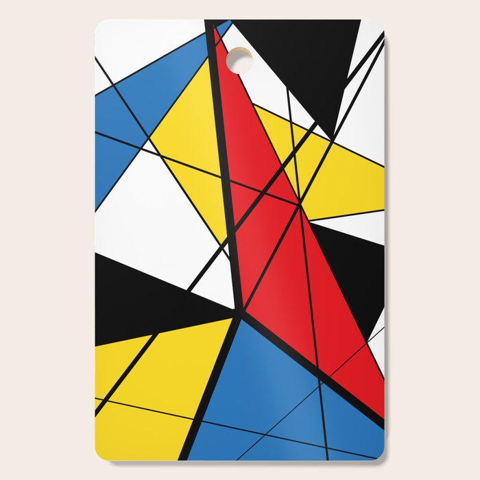 Mondrian Art Cutting Board Gallery Image 1