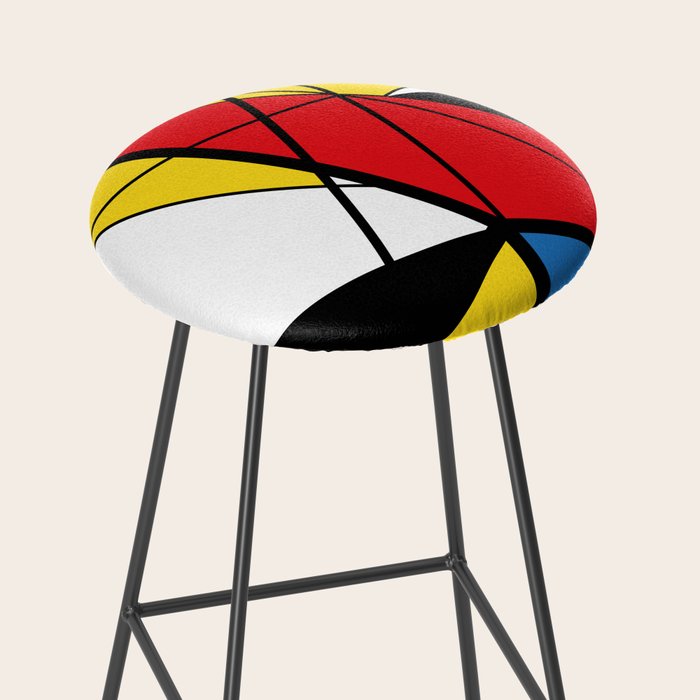 Mondrian Art Stool Gallery Image 2