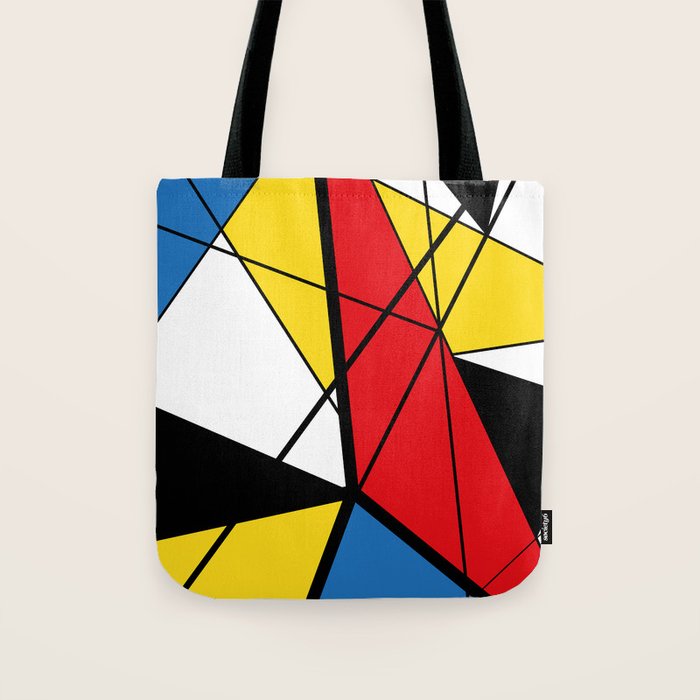 Mondrian Art Tote Bag Gallery Image 1