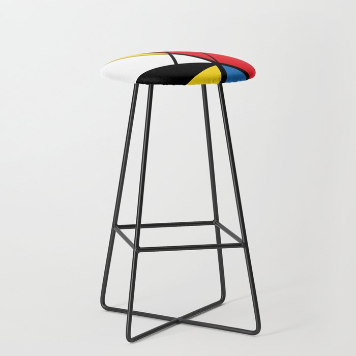 Mondrian Art Stool Gallery Image 1
