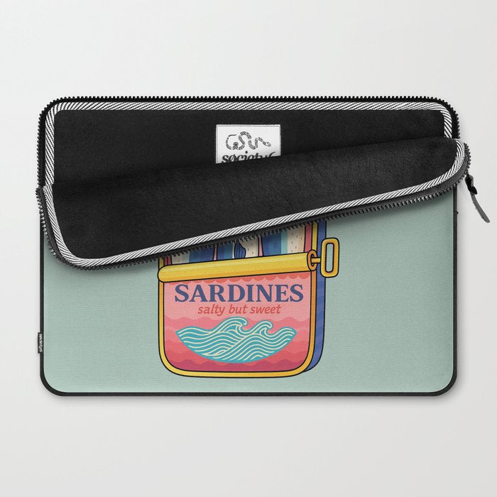 Tin of Love - Sardines in a Can with Heart Tail Laptop Sleeve Gallery Image 2