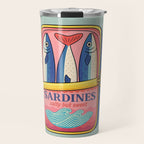 Tin of Love - Sardines in a Can with Heart Tail Travel Mug Gallery Image 1