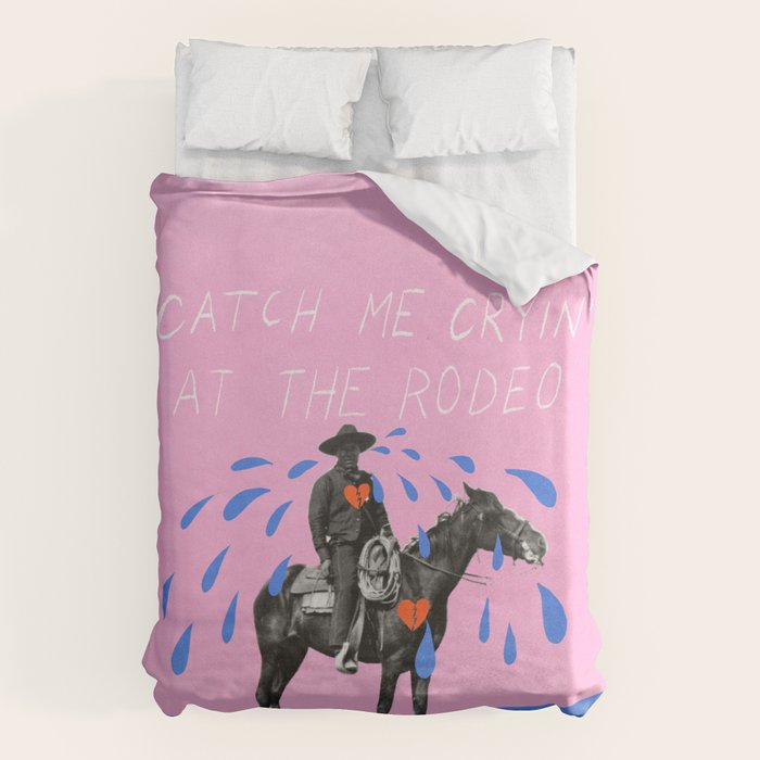 Cryin' at the Rodeo Duvet Cover Gallery Image 6