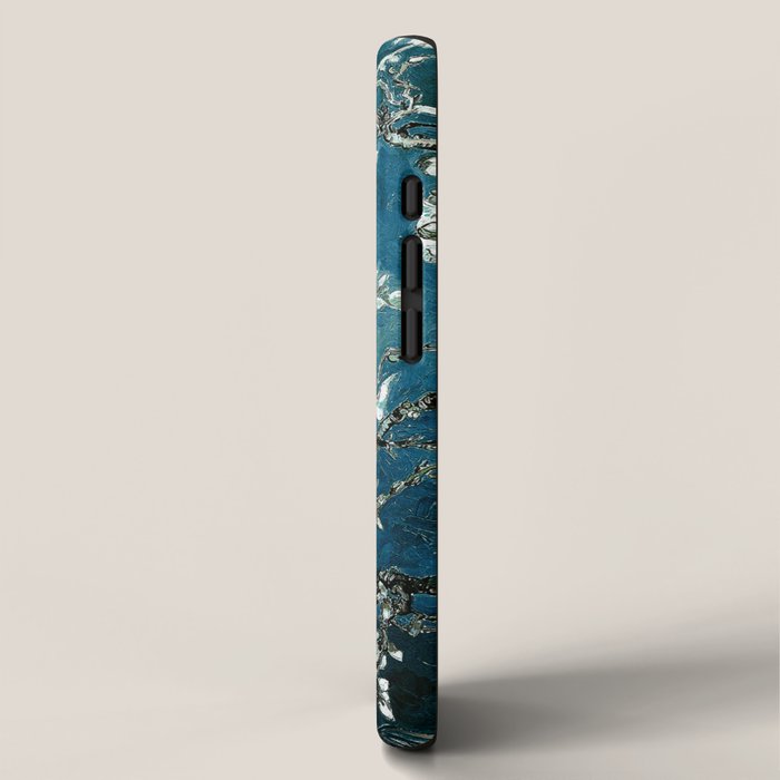 Van Gogh Almond Blossoms : Dark Teal iPhone Case Gallery Image 2