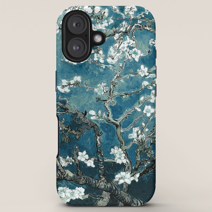 Van Gogh Almond Blossoms : Dark Teal iPhone Case Gallery Image 5