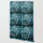 Van Gogh Almond Blossoms : Dark Teal Wallpaper Gallery Image 2