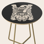 King Of The Jungle 04: Black & White Tiger Edition Side Table Gallery Image 2