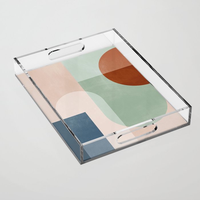 Abstract Geometric 18 Acrylic Tray Gallery Image 1