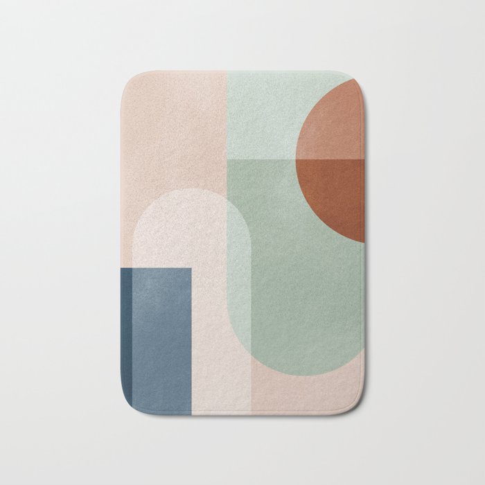 Abstract Geometric 18 Bath Mat Gallery Image 1