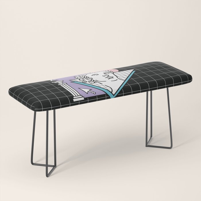 Apollo Vaporwave / greek god Bench Gallery Image 1